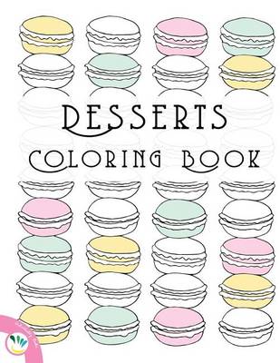 Book cover for Desserts Coloring Book