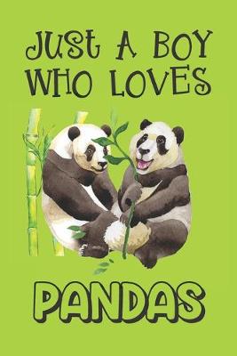 Book cover for Just A Boy Who Loves Pandas