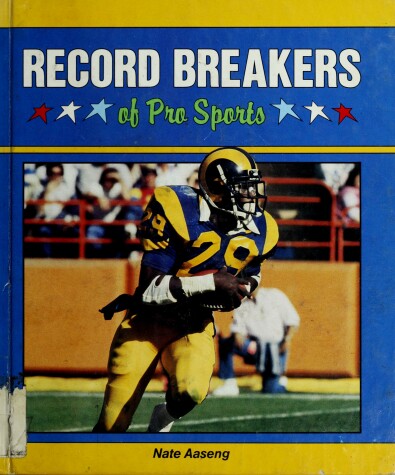 Book cover for Record Breakers of Pro Sports