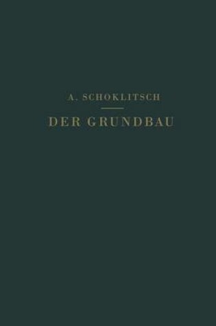 Cover of Der Grundbau