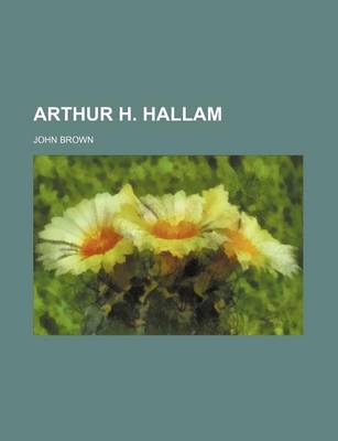 Book cover for Arthur H. Hallam