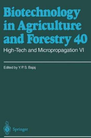 Cover of High-Tech and Micropropagation VI