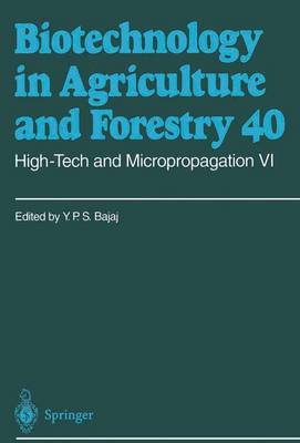 Book cover for High-Tech and Micropropagation VI