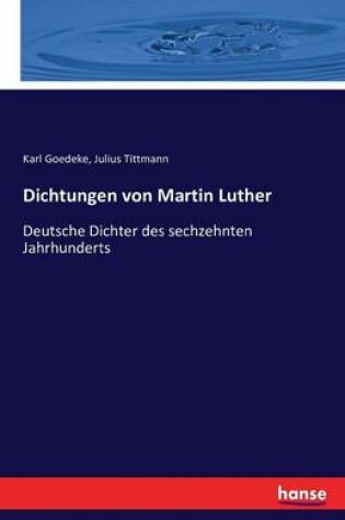 Cover of Dichtungen von Martin Luther