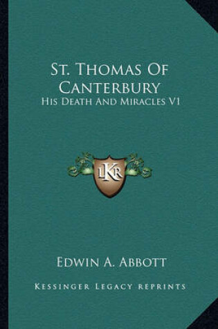 Cover of St. Thomas of Canterbury