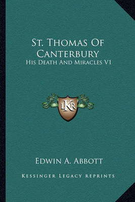 Book cover for St. Thomas of Canterbury