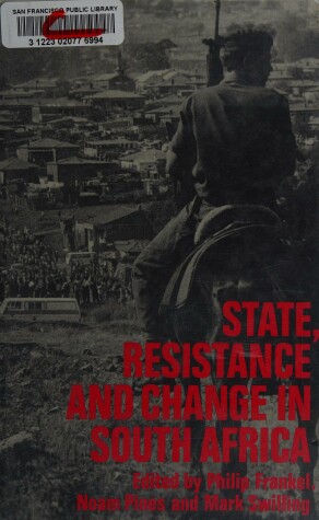 Cover of State, Resistance and Change in South Africa