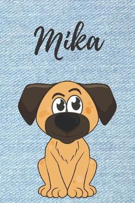 Book cover for Mika Hunde-Notizbuch / Malbuch / Tagebuch