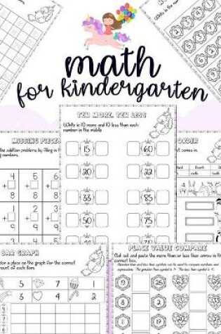 Cover of Math for kindergarten