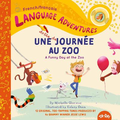 Book cover for Une drole de journee au zoo (A Funny Day at the Zoo, French / francais language)