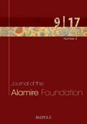 Book cover for Journal of the Alamire Foundation 9/2 - 2017