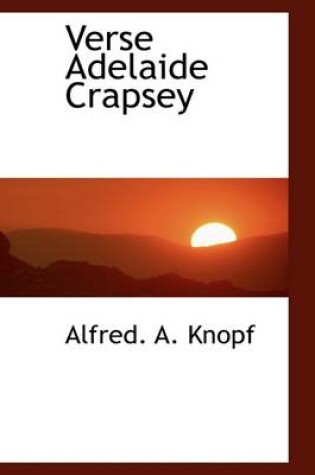 Cover of Verse Adelaide Crapsey