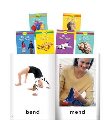 Book cover for Short E Word Families, Grade PreK-K 6 Book Set