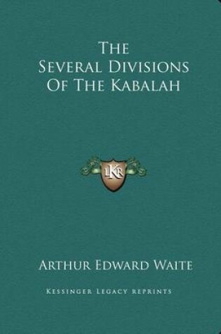 Cover of The Several Divisions of the Kabalah