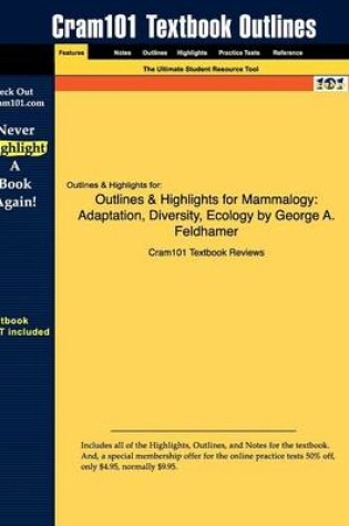 Cover of Studyguide for Mammalogy