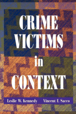 Cover of Crime Victims in Context