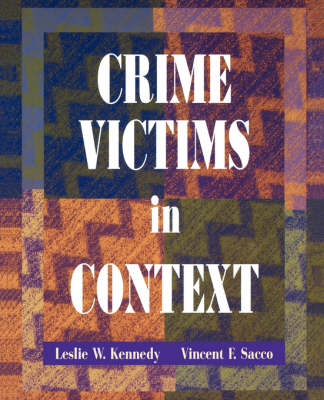 Book cover for Crime Victims in Context