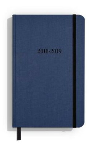 Cover of Shinola Planner: 2018-2019, 18 Month, Hard Linen, Navy (5.25x8.25)