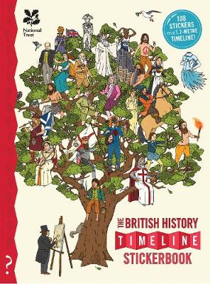 Book cover for The British History Timeline Stickerbook