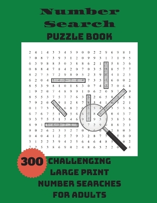 Cover of Number Search Puzzle Book