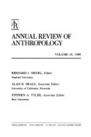 Cover of Anthropology