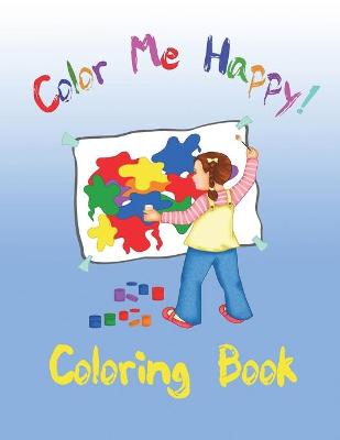 Book cover for Color Me Happy Coloring Book