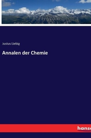 Cover of Annalen der Chemie