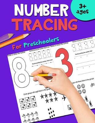 Book cover for Number Tracing for Preschoolers