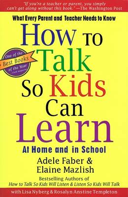 Book cover for How to Talk So Kids Can Learn