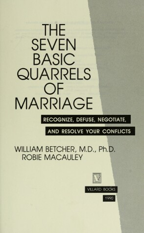 Book cover for The Seven Basic Quarrels of Marriage