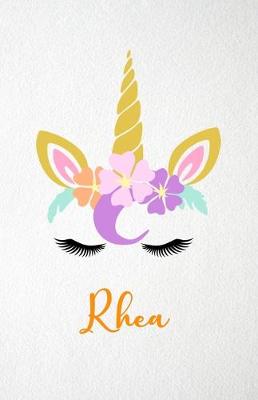 Book cover for Rhea A5 Lined Notebook 110 Pages