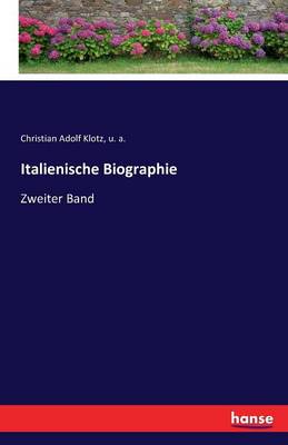 Book cover for Italienische Biographie