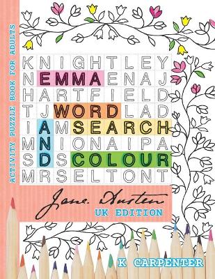 Book cover for Emma Word Search and Colour