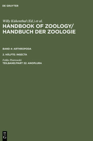 Cover of Anoplura