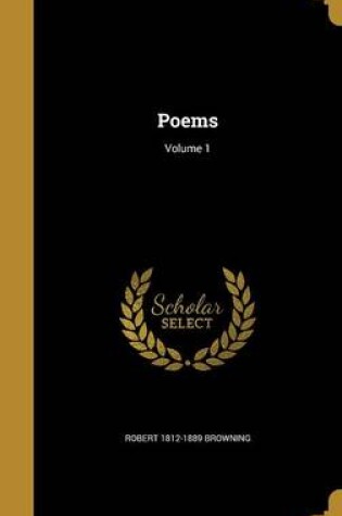 Cover of Poems; Volume 1