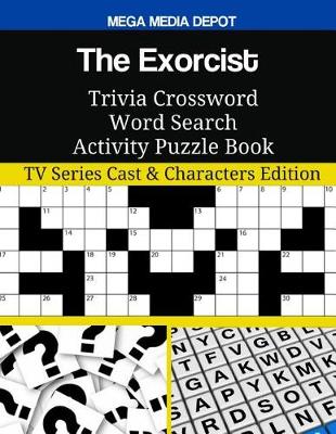 Book cover for The Exorcist Trivia Crossword Word Search Activity Puzzle Book