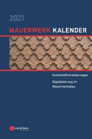 Cover of Mauerwerk-Kalender 2021