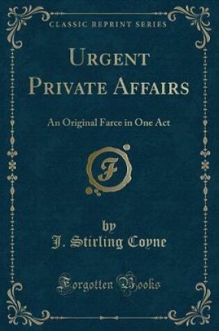 Cover of Urgent Private Affairs