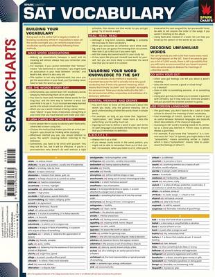 Book cover for SAT Vocab (Sparkcharts)