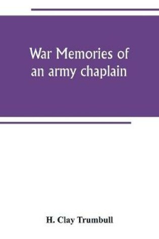 Cover of War memories of an army chaplain