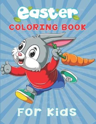 Book cover for Easter A Coloring Book for Kids.