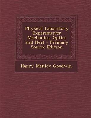 Book cover for Physical Laboratory Experiments