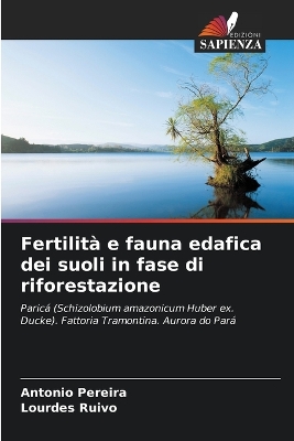 Book cover for Fertilit� e fauna edafica dei suoli in fase di riforestazione