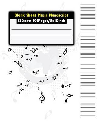 Book cover for Blank Sheet Music Manuscrip