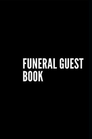 Cover of Funeral Guest Book