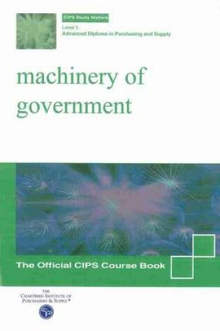 Cover of Machinery of Government
