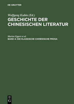 Book cover for Die Klassische Chinesische Prosa