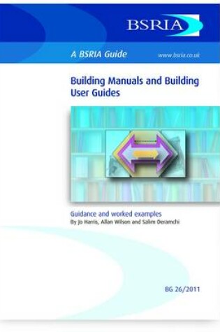 Cover of Building Manuals and Building User Guides