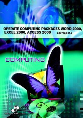 Book cover for Operate Computing Packages Word 2000, Excel 2000, Access 2000