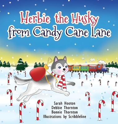 Book cover for Herbie the Husky from Candy Cane Lane